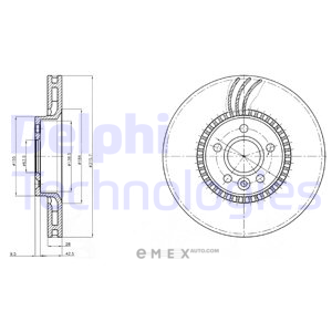 OEM BRAKE DISC (DOUBLE PACK) BG3784