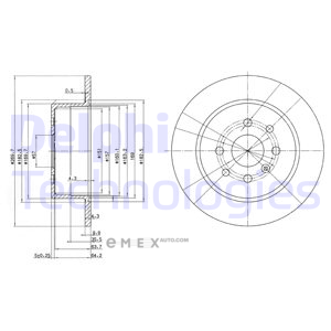 OEM BRAKE DISC (DOUBLE PACK) BG3141