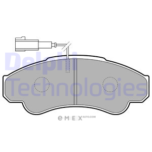 OEM BRAKE PAD AXLE SET LP1751