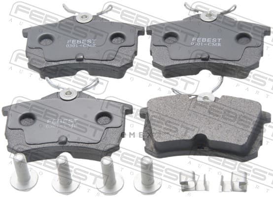 OEM PAD KIT, DISC BRAKE, REAR - KIT 0301CMR