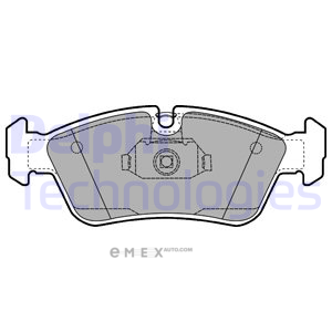 OEM BRAKE PAD AXLE SET LP1421