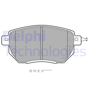 OEM BRAKE PAD AXLE SET LP1986