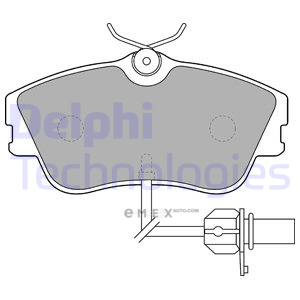 OEM BRAKE PAD AXLE SET LP1542