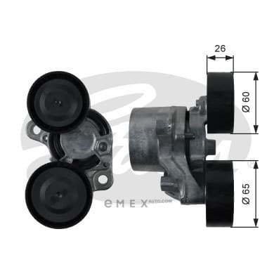 OEM TENSIONER ASSY, PULLEY T39198