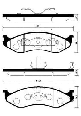 OEM BRAKE PAD HP1011