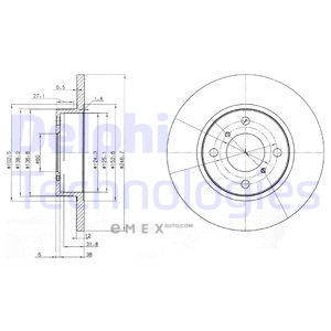 OEM BRAKE DISC (DOUBLE PACK) BG3769