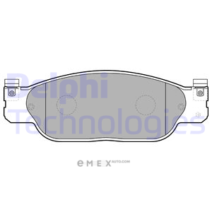 OEM BRAKE PAD AXLE SET LP1468