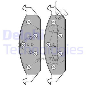 OEM BRAKE PAD AXLE SET LP1161