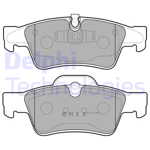 OEM Brake Pad Set, disc brake LP2124