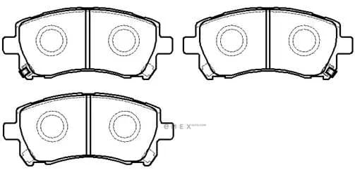 OEM BRAKE PAD HP5044