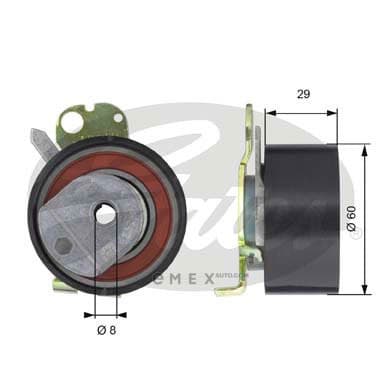 OEM AR-PG tensioners T43050