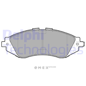 OEM BRAKE PAD AXLE SET LP1304