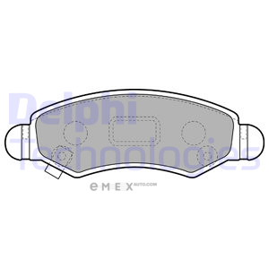 OEM BRAKE PAD AXLE SET LP1919