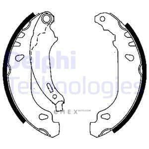 OEM BRAKE SHOE AXLE SET LS1844