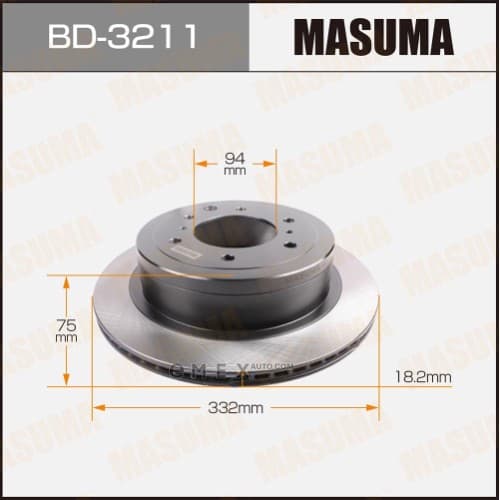 OEM Brake disc / rotor BD3211