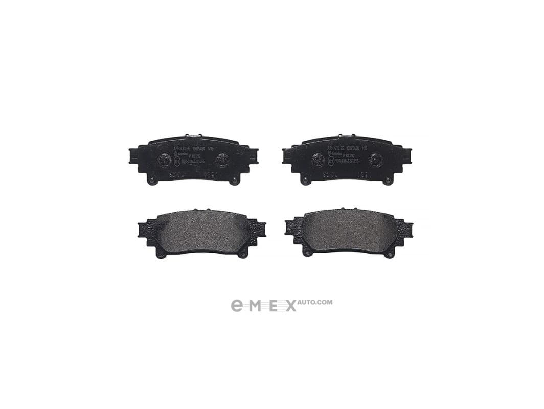 OEM PAD KIT, DISC BRAKE P83152