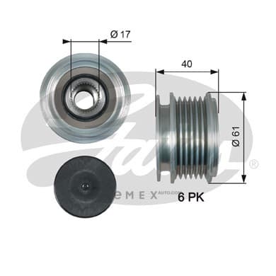 OEM PULLEY ASSY OAP7013