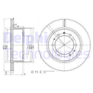 OEM BRAKE DISC (DOUBLE PACK) BG3117