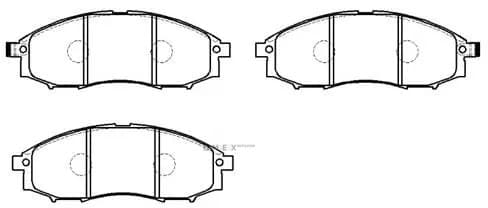 OEM PAD KIT, DISC BRAKE HP5090