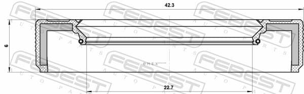 OEM SEAL RING 95LBY24420606R