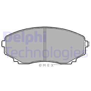 OEM BRAKE PAD AXLE SET LP1095