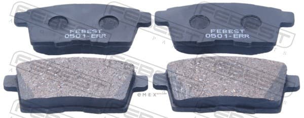 OEM PAD KIT, DISC BRAKE, REAR 0501ERR