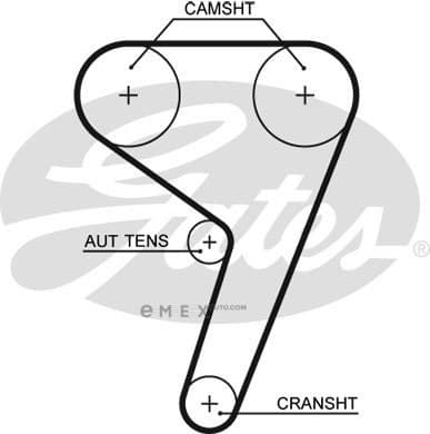 OEM BELT, TIMING 5433XS