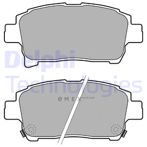 OEM BRAKE PAD AXLE SET LP1896