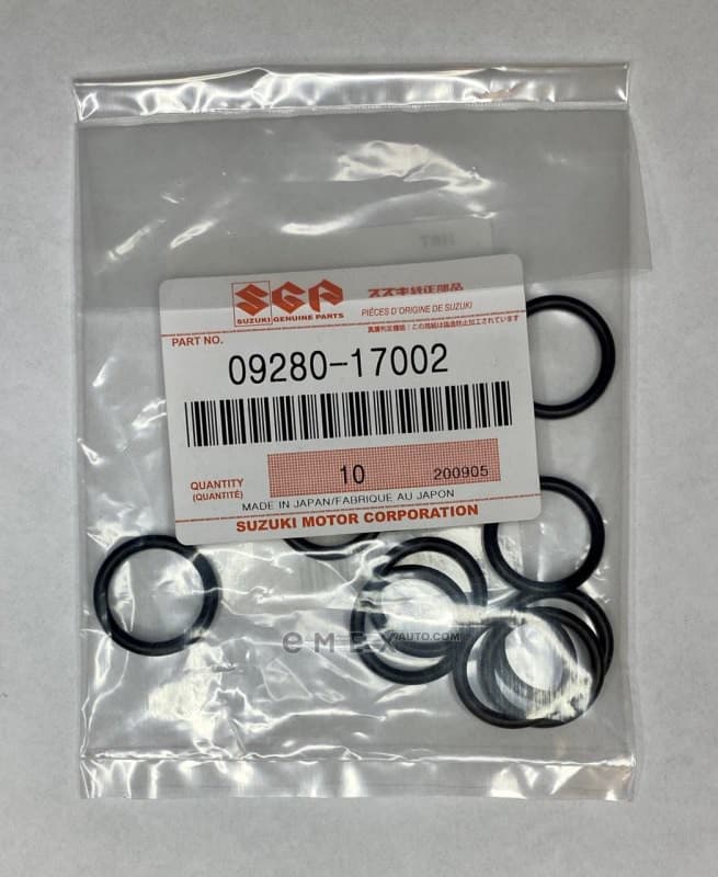 OEM O RING, D2.4 ID:16.8 0928017002