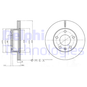 OEM BRAKE DISC (DOUBLE PACK) BG4023