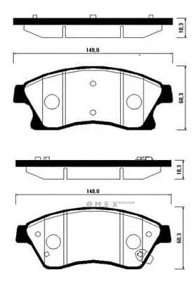 OEM BRAKE PAD HP2021