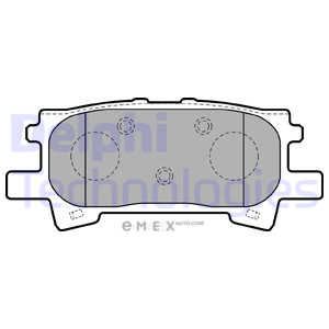 OEM BRAKE PAD AXLE SET LP1820