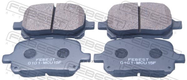 OEM PAD KIT, DISC BRAKE 0101MCU15F