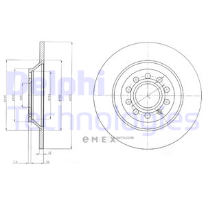 OEM BRAKE DISC (DOUBLE PACK) BG4088