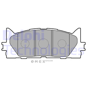 OEM BRAKE PAD AXLE SET LP2169