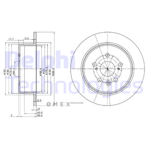 OEM BRAKE DISC (DOUBLE PACK) BG2594