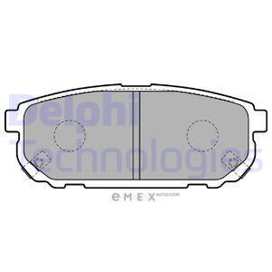 OEM BRAKE PAD AXLE SET LP1850