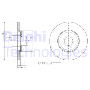 OEM BRAKE DISC (DOUBLE PACK) BG3421