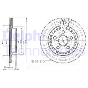 OEM BRAKE DISC (DOUBLE PACK) BG3536