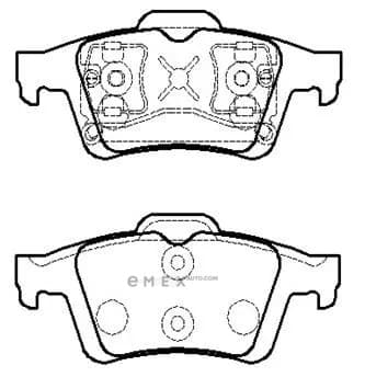 OEM PAD KIT, DISC BRAKE HP5142