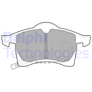 OEM BRAKE PAD AXLE SET LP1309