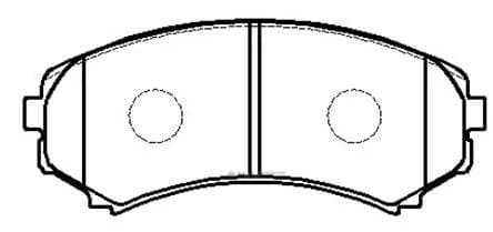 OEM PAD KIT, DISC BRAKE HP5134