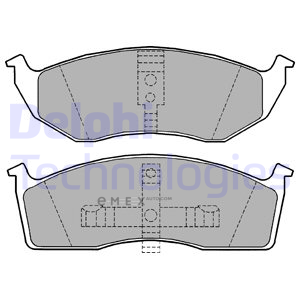 OEM BRAKE PAD AXLE SET LP1164