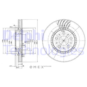 OEM BRAKE DISC (SINGLE PACK) BG9514