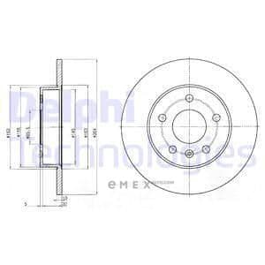 OEM BRAKE DISC (DOUBLE PACK) BG3406