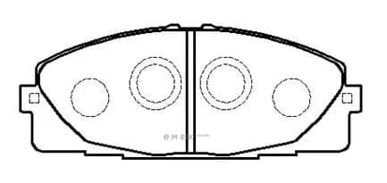 OEM PAD KIT, DISC BRAKE HP9155