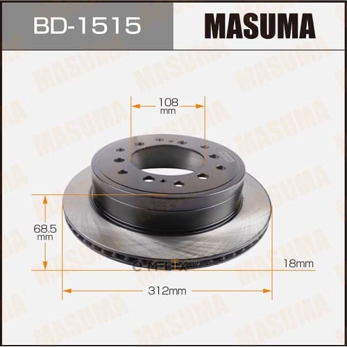 OEM BRAKE ROTOR BD1515