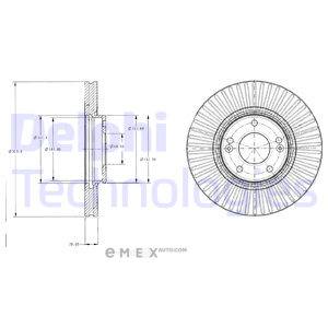 OEM BRAKE DISC (DOUBLE PACK) BG4309