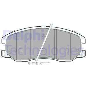 OEM BRAKE PAD AXLE SET LP1987