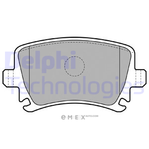 OEM BRAKE PAD SET, DISC BRAKE LP1824